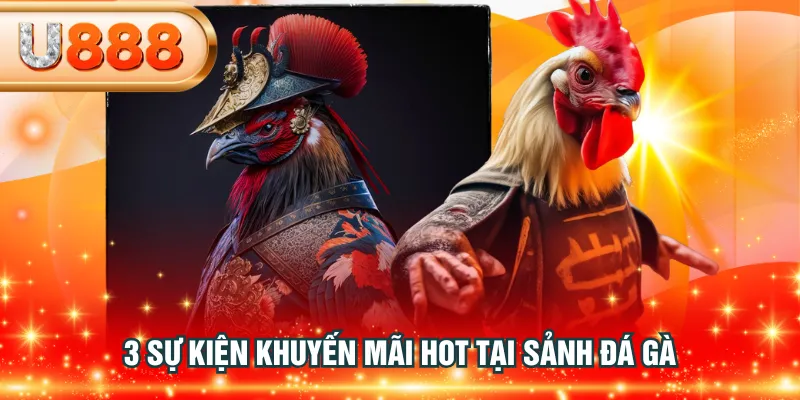 3 sự kiện khuyến mãi hot tại sảnh đá gà