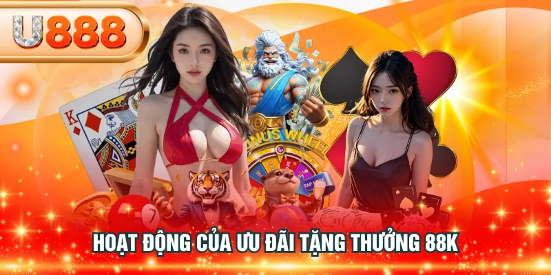 Hoạt động của ưu đãi tặng thưởng 88K