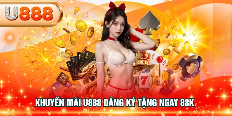 Khuyến mãi U888 đăng ký tặng ngay 88K 