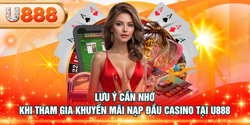 Lưu ý cần nhớ khi tham gia khuyến mãi nạp đầu Casino tại U888
