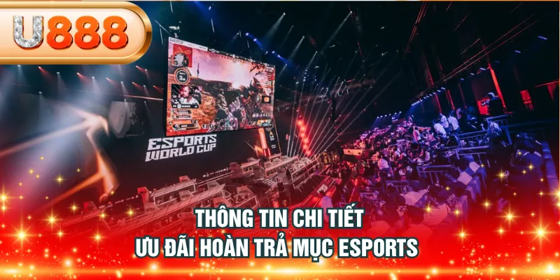 Thông tin chi tiết ưu đãi hoàn trả mục Esports 