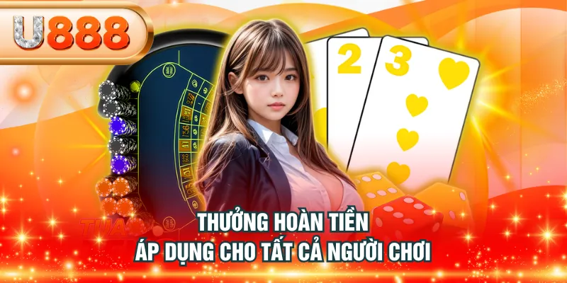 Thưởng hoàn tiền áp dụng cho tất cả người chơi