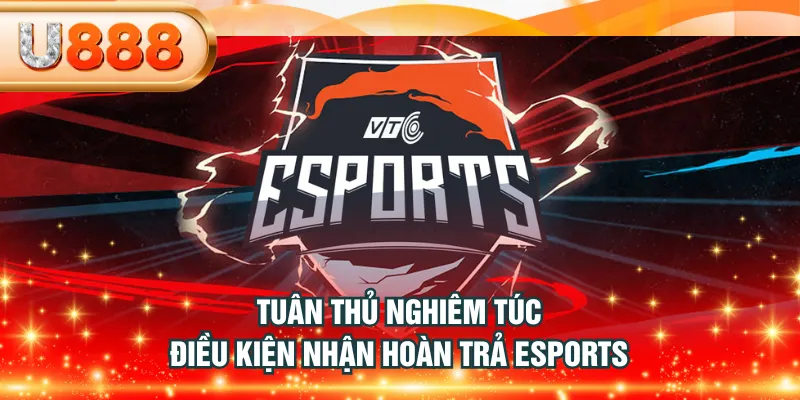 Tuân thủ nghiêm túc điều kiện nhận hoàn trả Esports